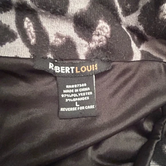 Robert Louis Leopard Print Skirt sz. L - Picture 3 of 5